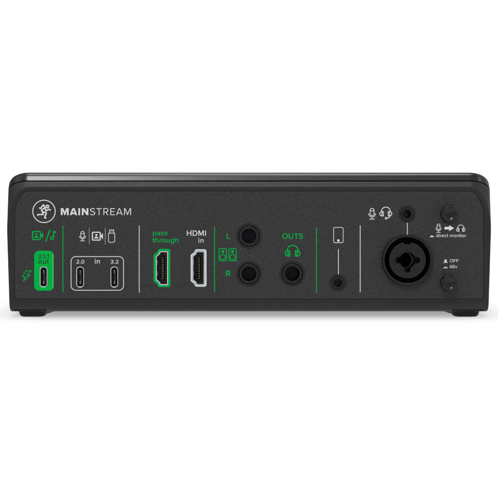 Mackie MainStream Video Streaming Interface