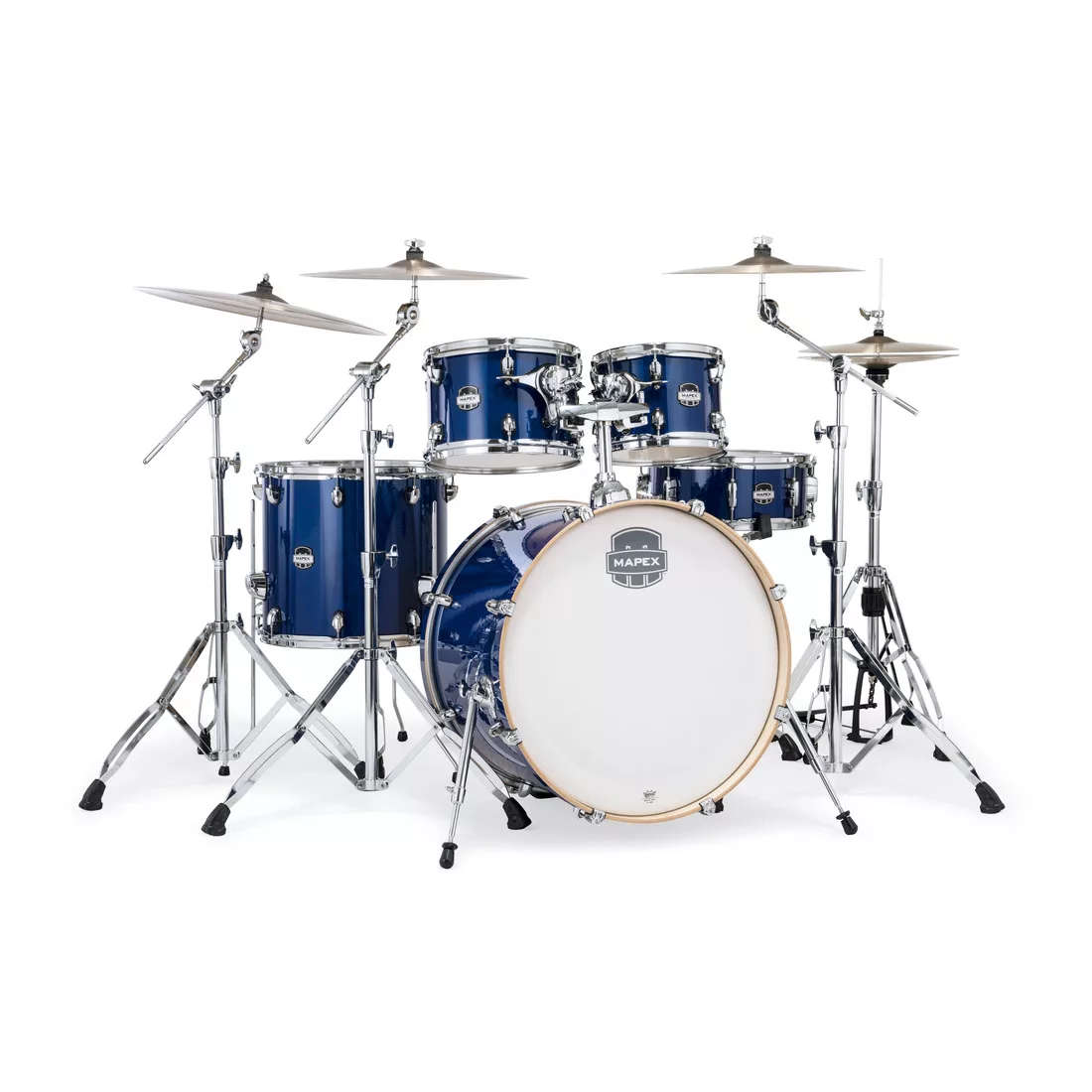 Mapex Mars Maple 5-Piece Rock Shell Pack Drum Kit (Excludes Hardware and Cymbals) - Midnight Blue
