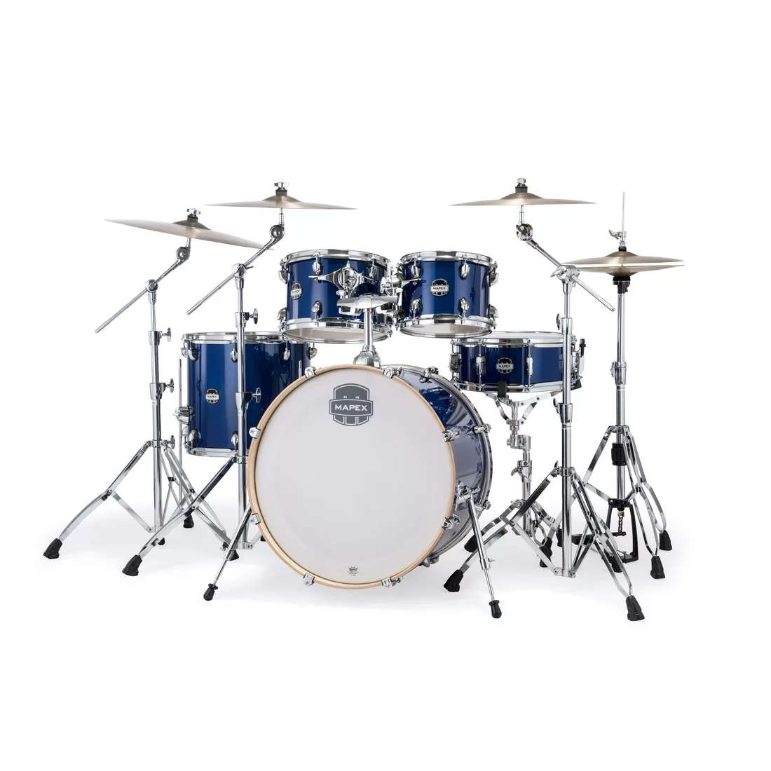 Mapex Mars Maple 5-Piece Rock Shell Pack Drum Kit (Excludes Hardware and Cymbals) - Midnight Blue