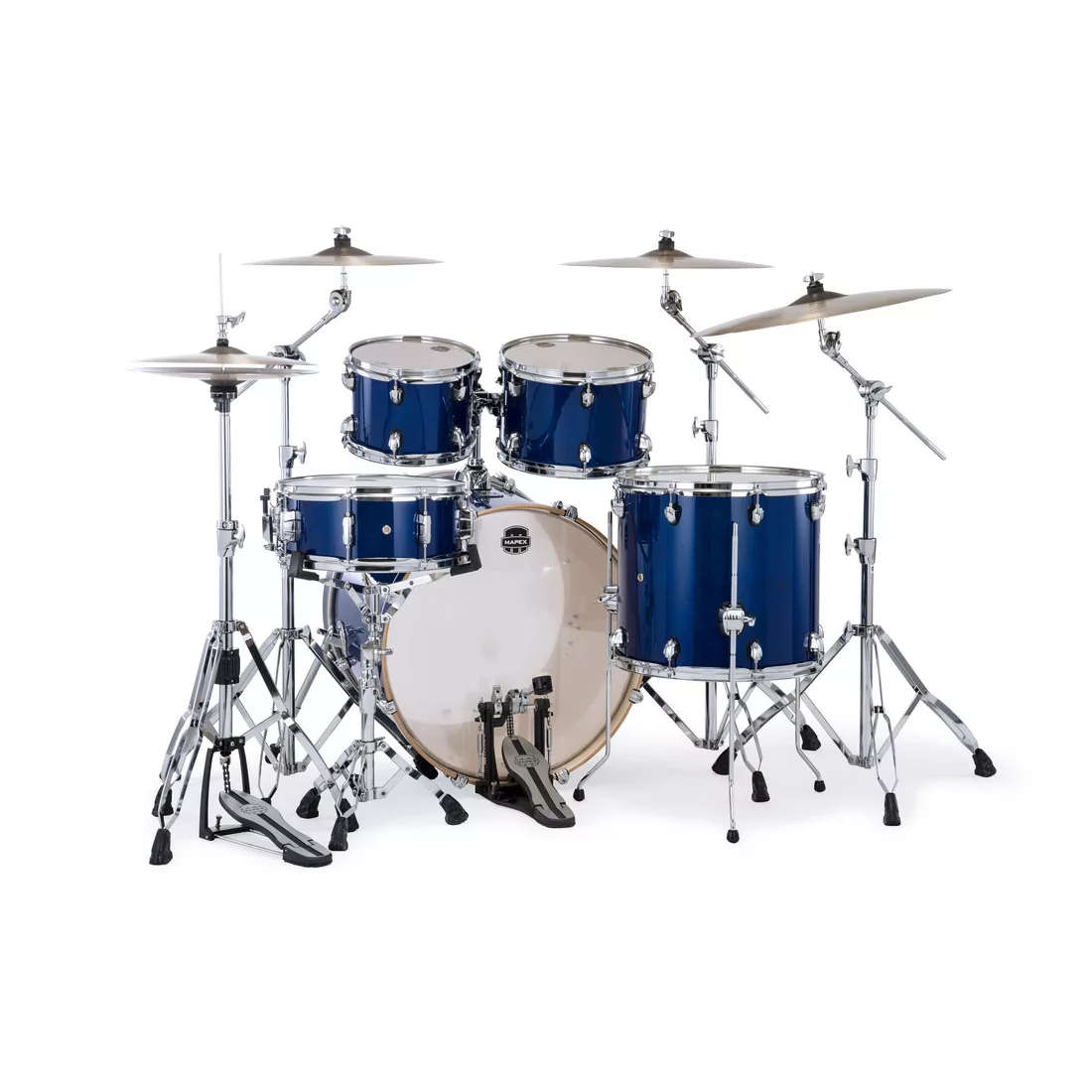 Mapex Mars Maple 5-Piece Rock Shell Pack Drum Kit (Excludes Hardware and Cymbals) - Midnight Blue