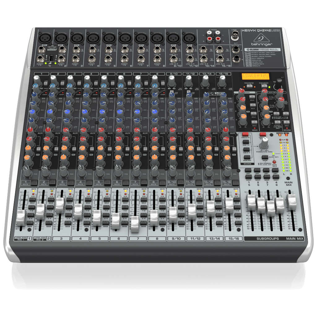 Behringer Xenyx QX2442USB Mixer with USB and Effects