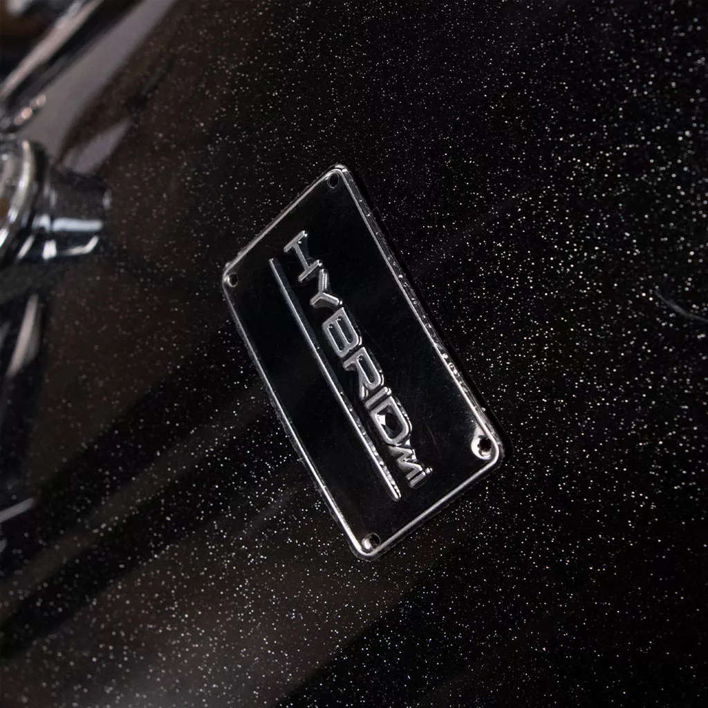 Hybrid HD5 5-Piece Drum Kit - Laser Black