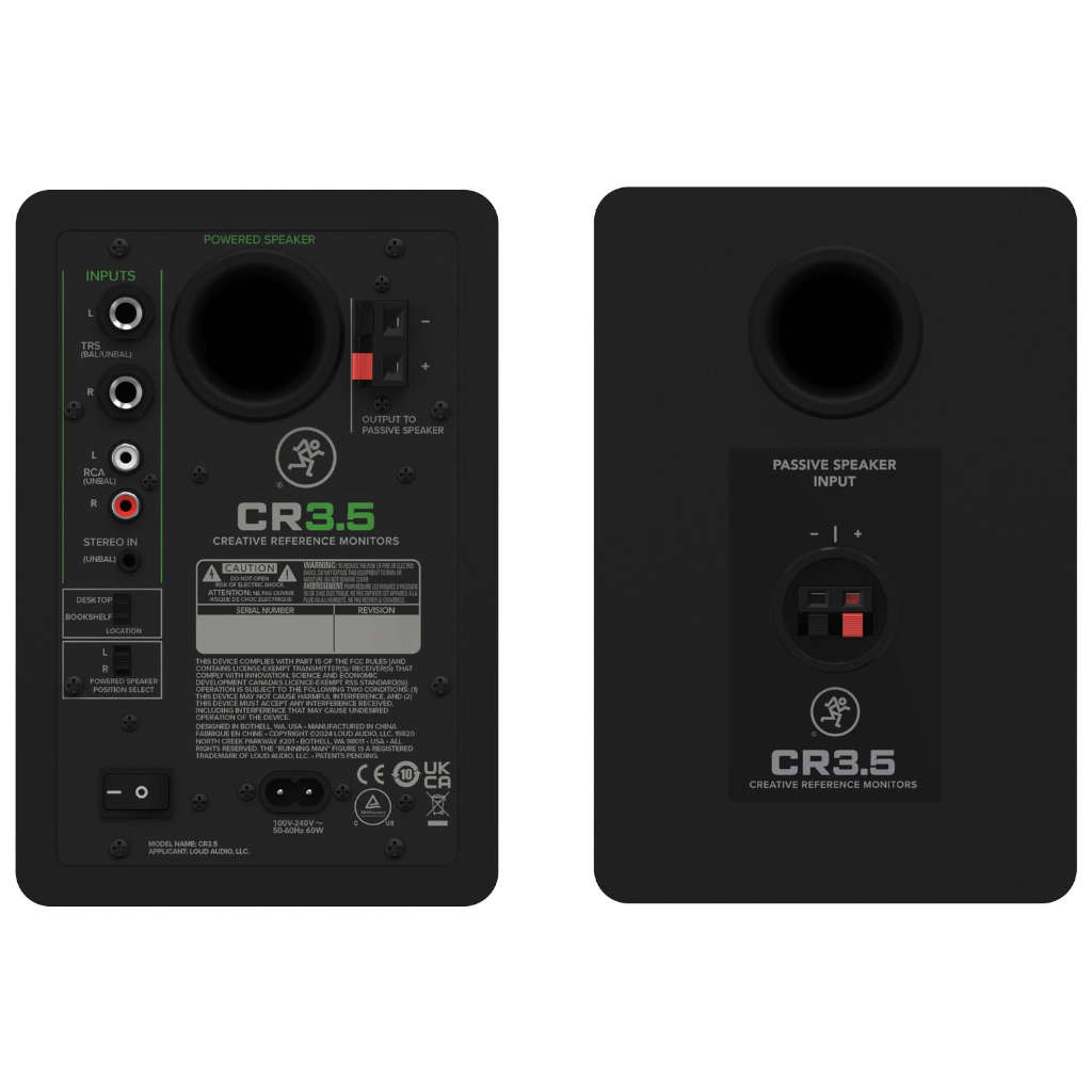 Mackie CR3.5 3.5-inch Powered Studio Monitors