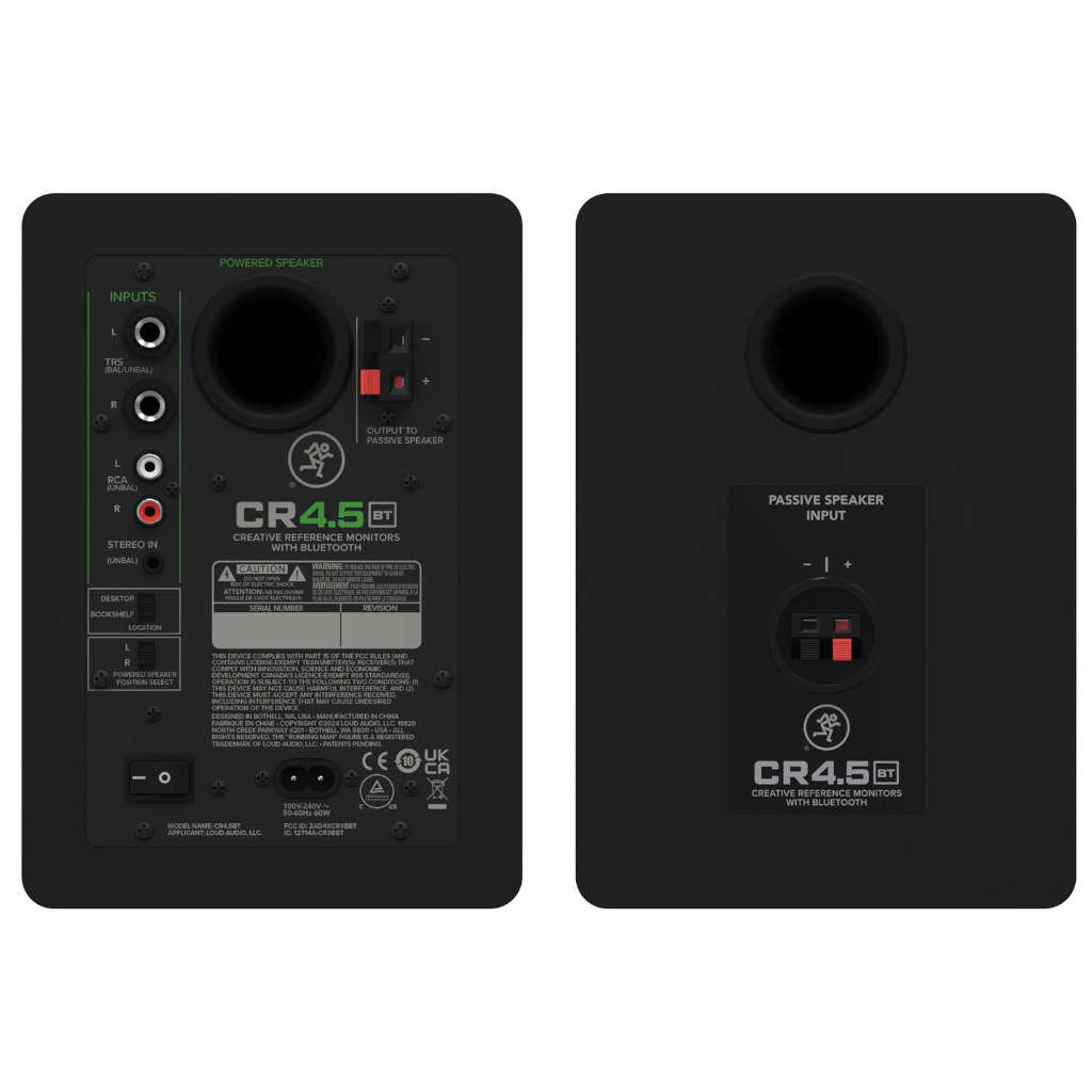 Mackie CR4.5BT 4.5-inch Powered Bluetooth Studio Monitors