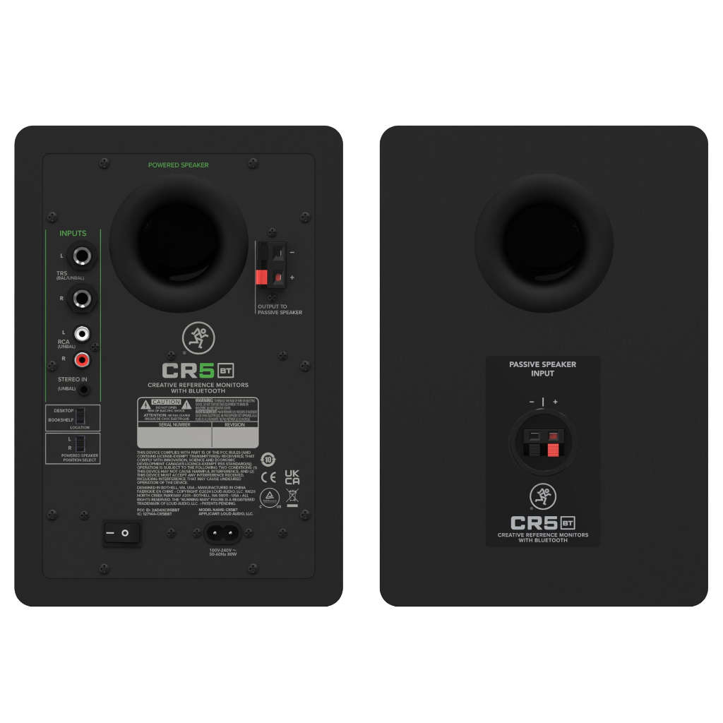 Mackie CR5BT 5.25-inch Powered Bluetooth Studio Monitors