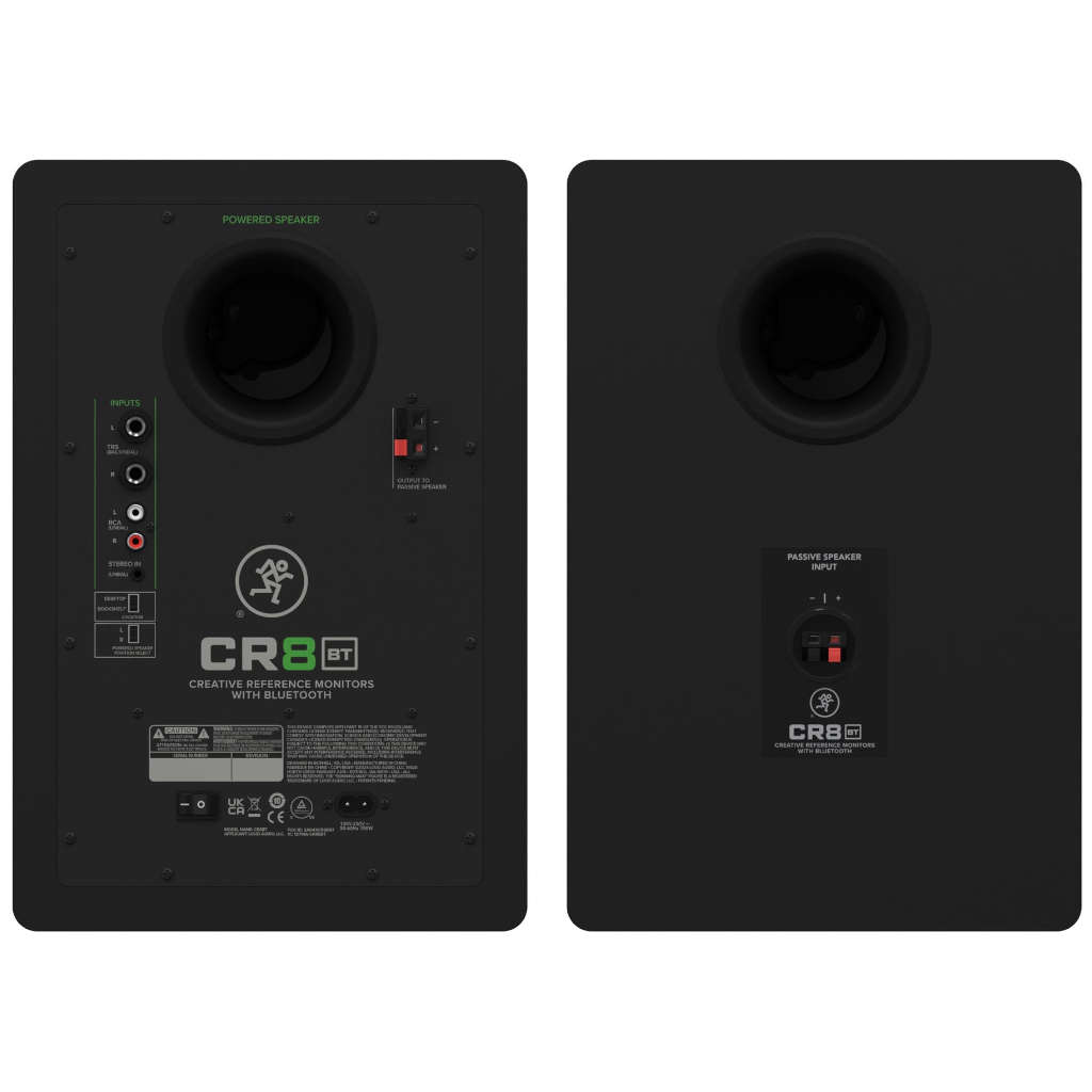 Mackie CR8BT 8-inch Powered Bluetooth Studio Monitors
