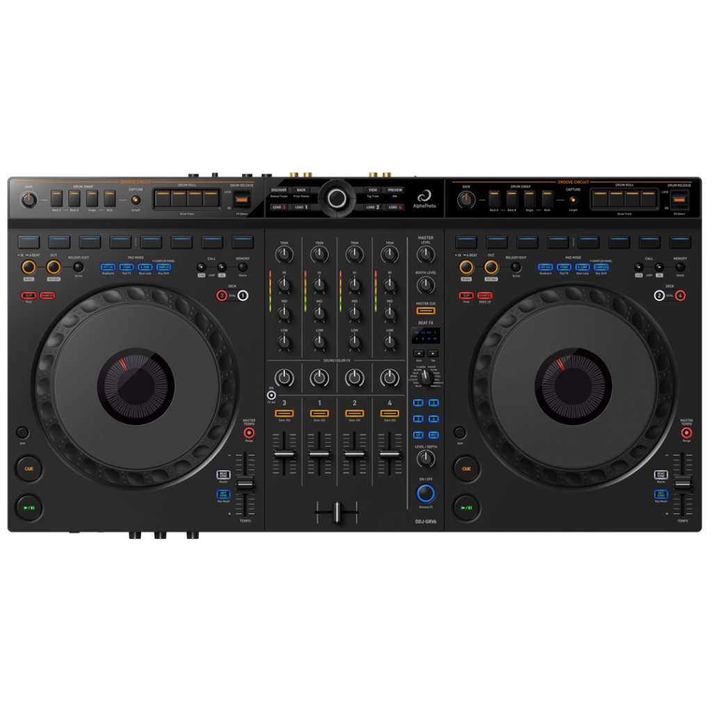 AlphaTheta DDJ-GRV6 4-channel DJ Controller with Groove Circuit