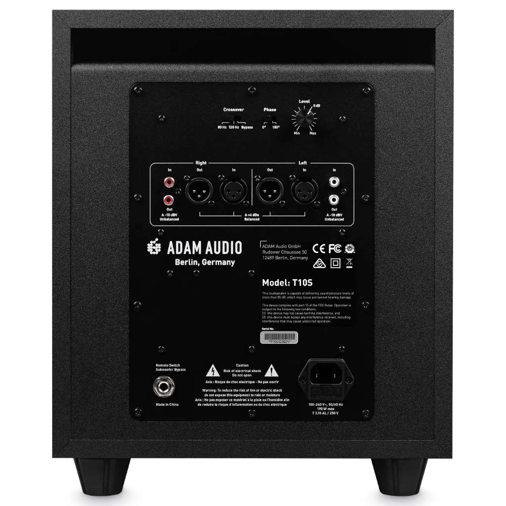 ADAM Audio T10S 10 inch Powered Studio Subwoofer