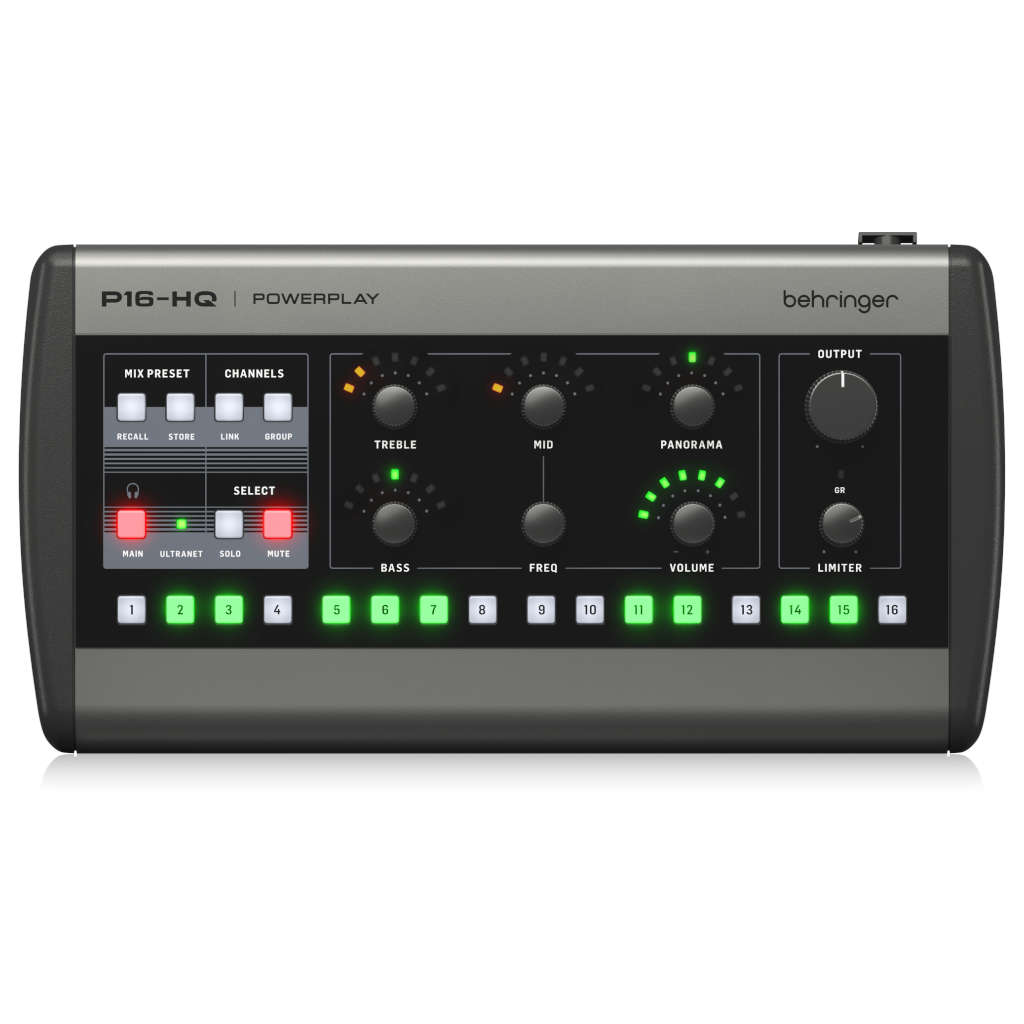 Behringer Powerplay P16-HQ 16-channel Digital Personal Mixer