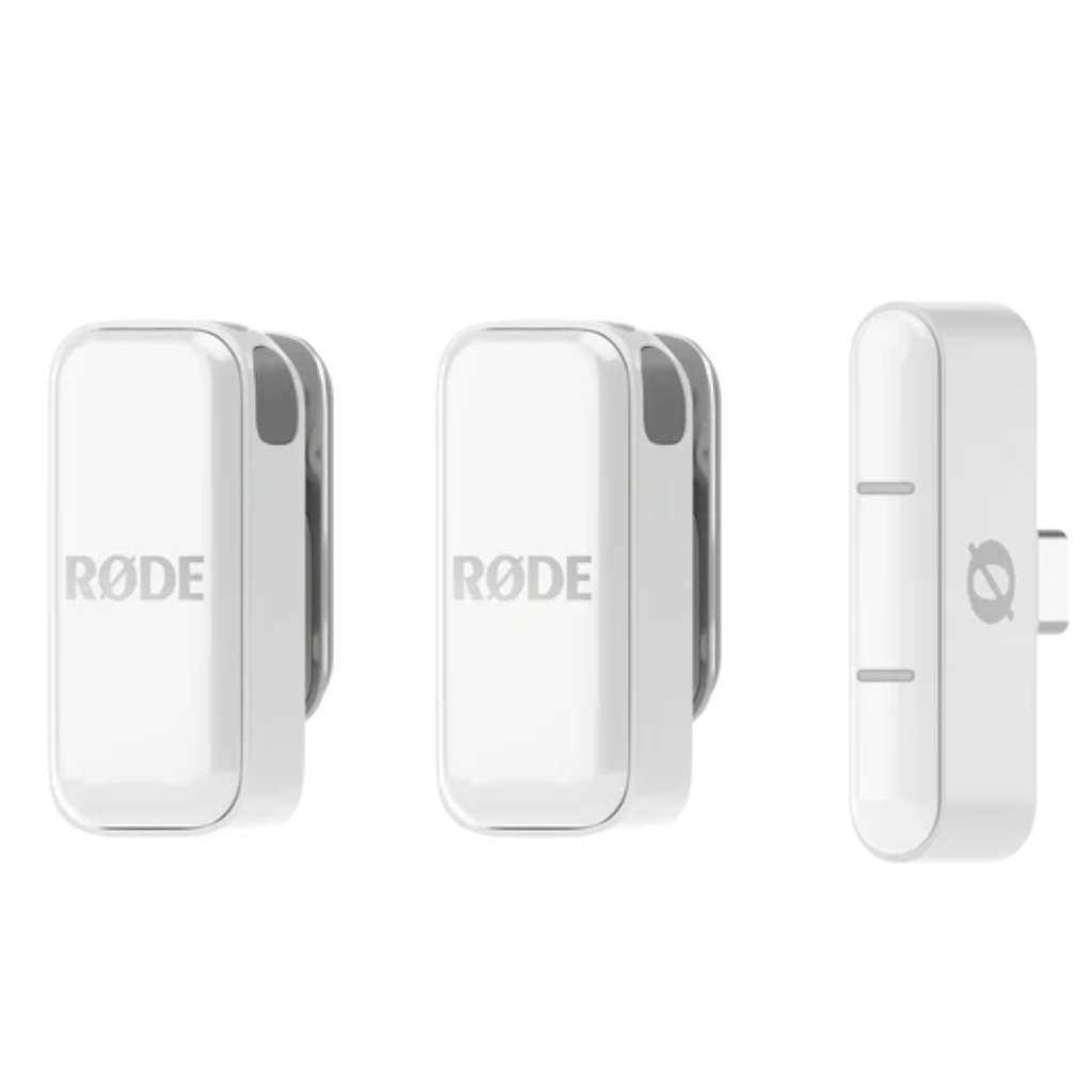 Rode Wireless Micro Dual 2-Person Microphone Kit - USB-C - White