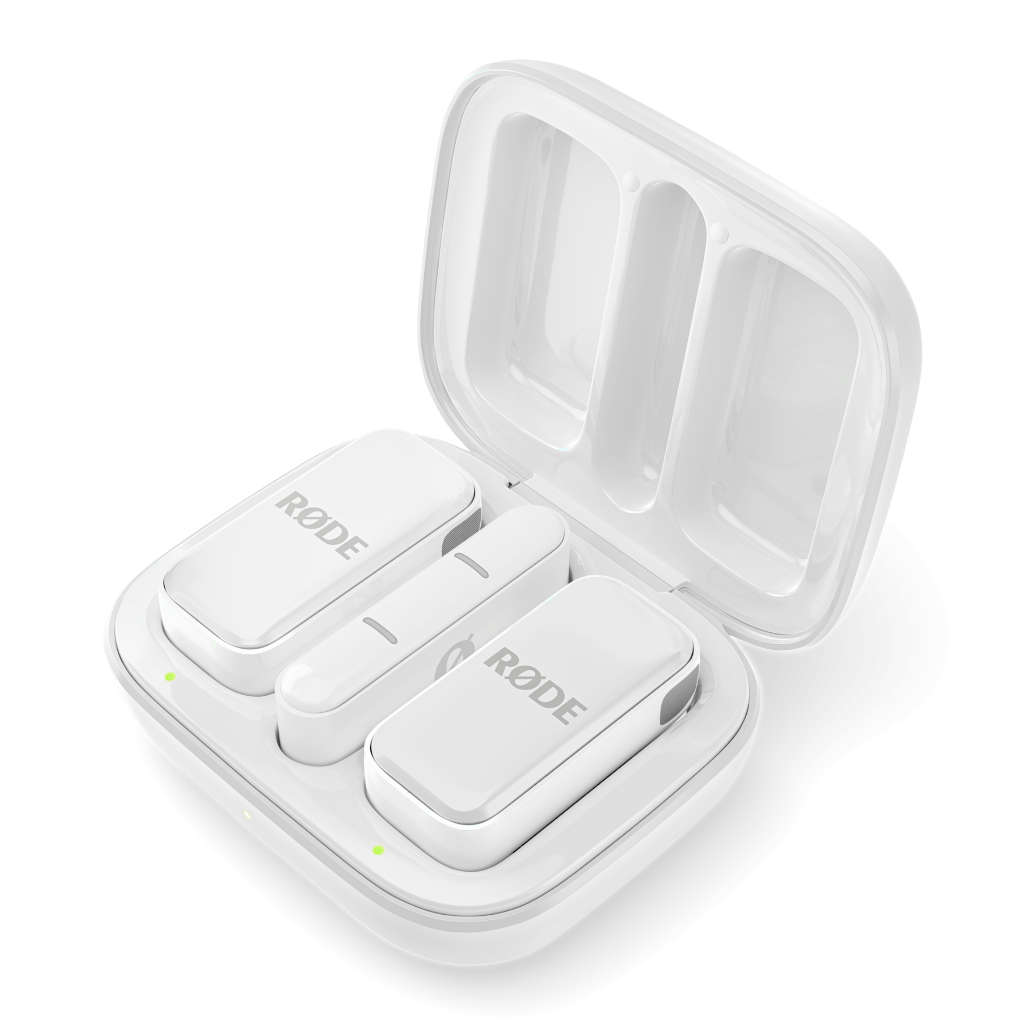 Rode Wireless Micro Dual 2-Person Microphone Kit - Lightning Connector - White