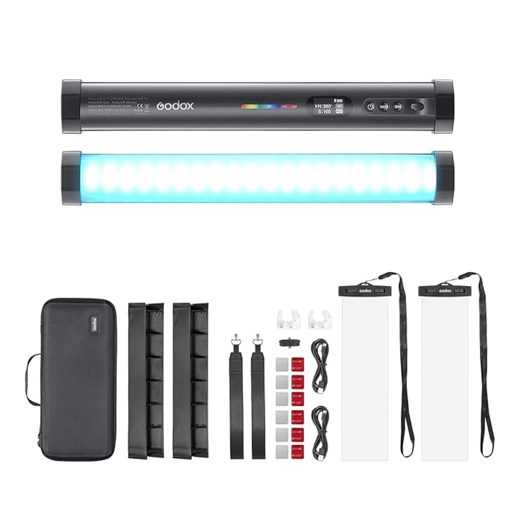 Godox TL30 RGB LED Tube Light 2-Light Kit