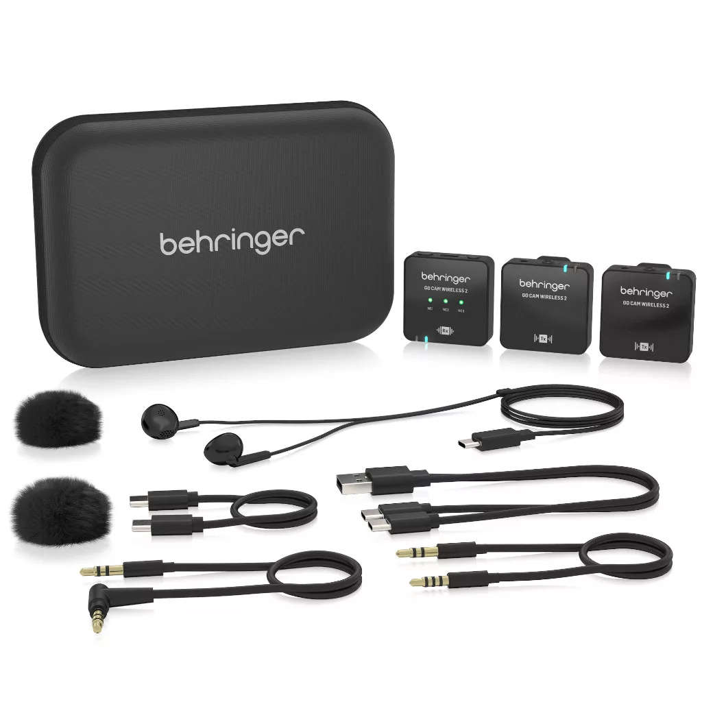 Behringer GO CAM Wireless 2 - Digital Wireless Dual Clip-On Microphone System