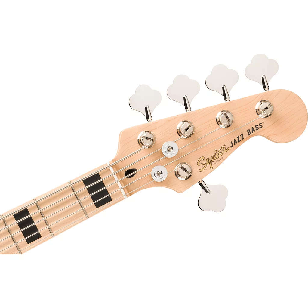 Squier Affinity Series® Active Jazz Bass® V Bass Guitar - Black Metallic