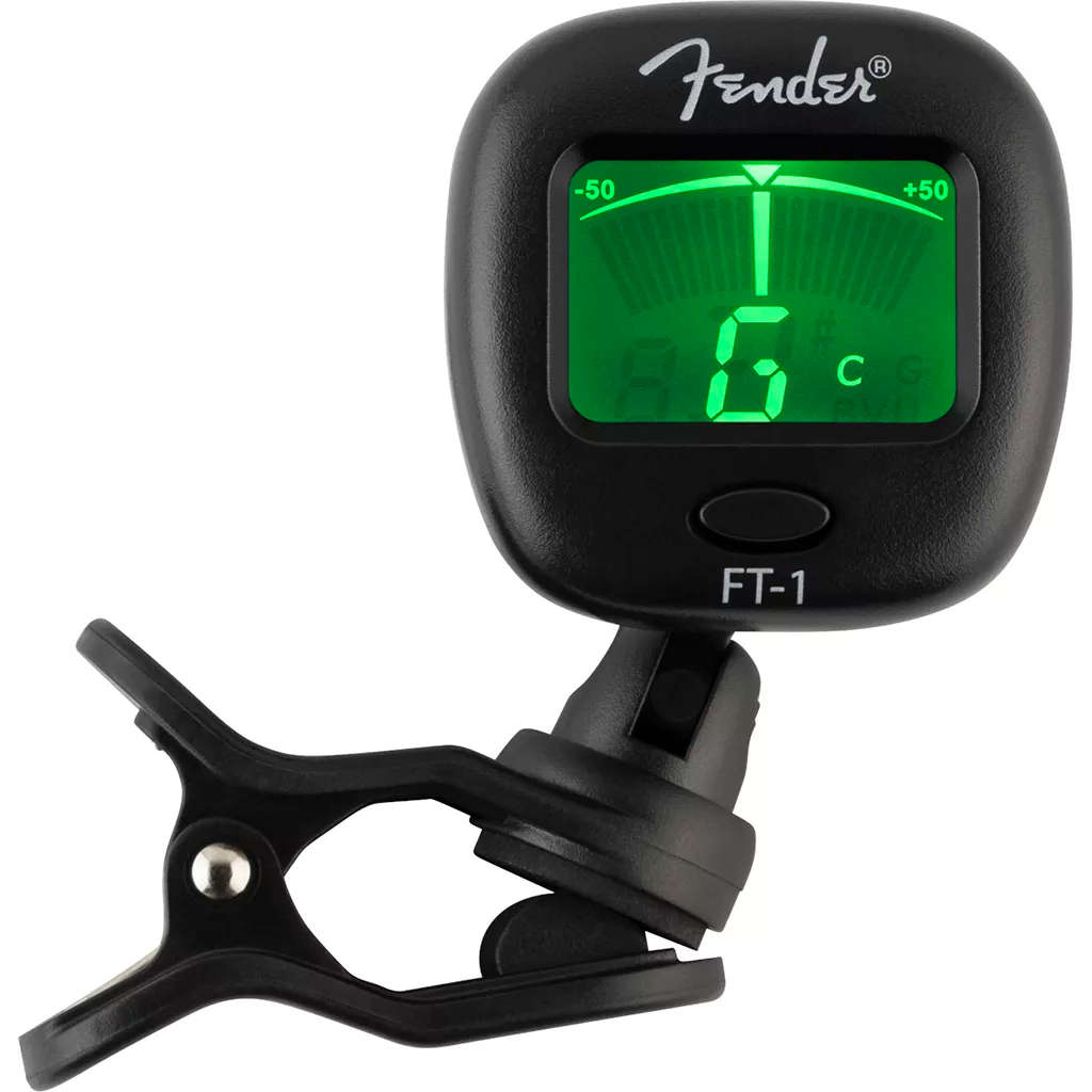 Fender Accessory Essentials Pack - Cable, Clip-On Tuner, Strap