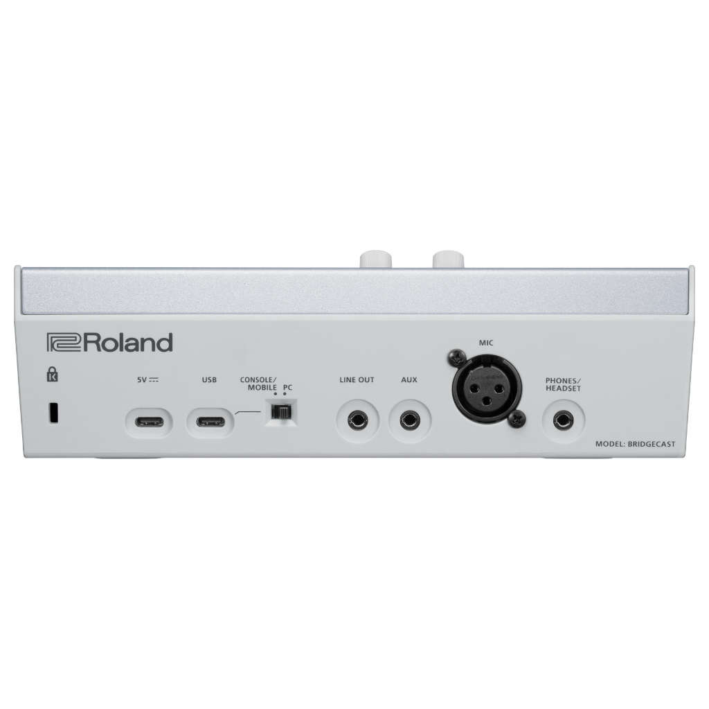 Roland Bridge Cast Dual-Bus Gaming Audio Mixer - Ice White
