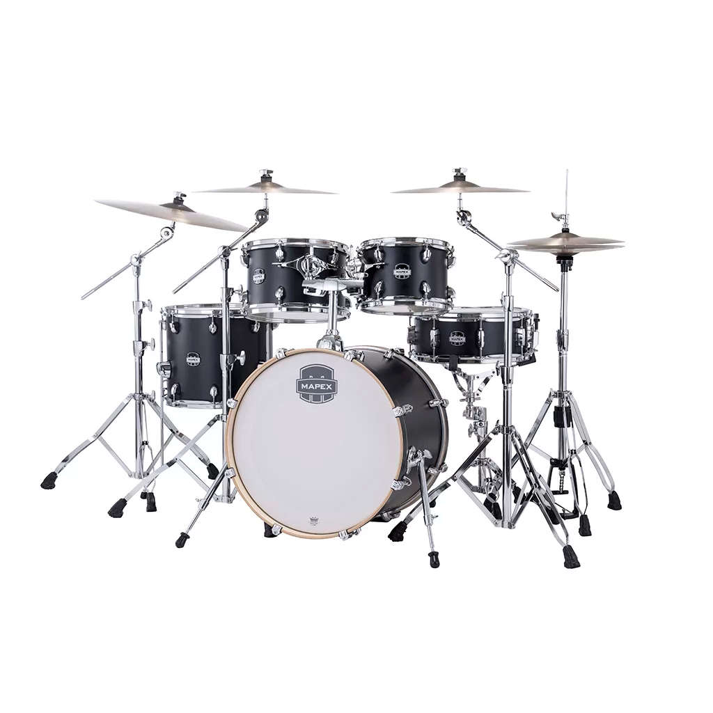 Mapex Mars Maple 4-Piece Fusion Shell Pack Drum Kit - Matte Black