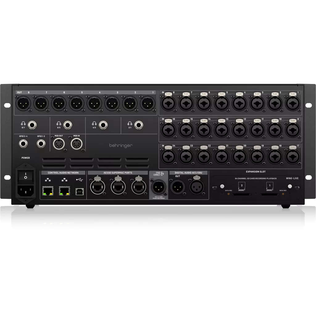 Behringer WING RACK Rackmount 48-Channel 28-Bus Full-Stereo Digital Mixer