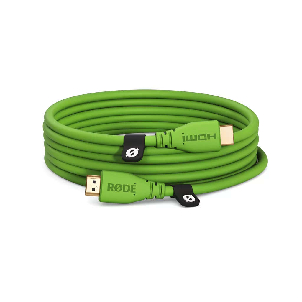 Rode Premium 3-Metre HDMI 2.0 Cable - Green