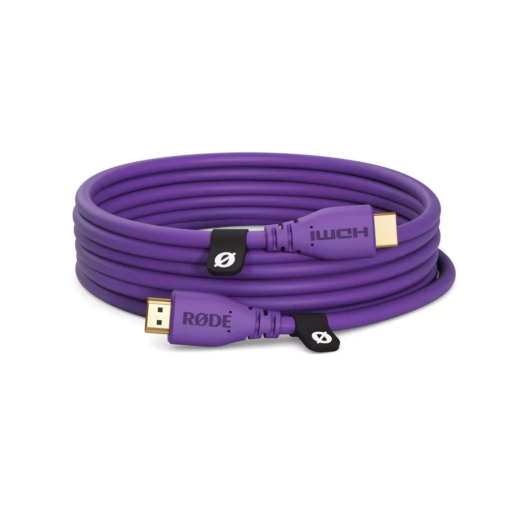 Rode Premium 3-Metre HDMI 2.0 Cable - Purple