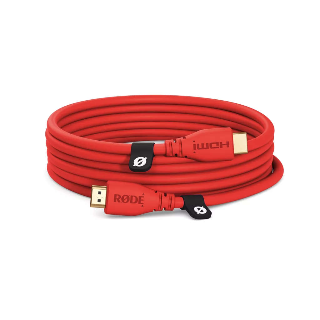 Rode Premium 3-Metre HDMI 2.0 Cable - Red