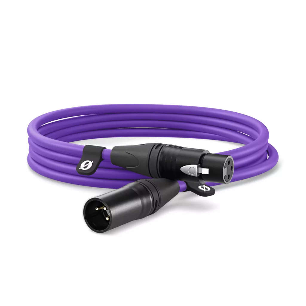 Rode Premium 3-Metre XLR Cable - Purple