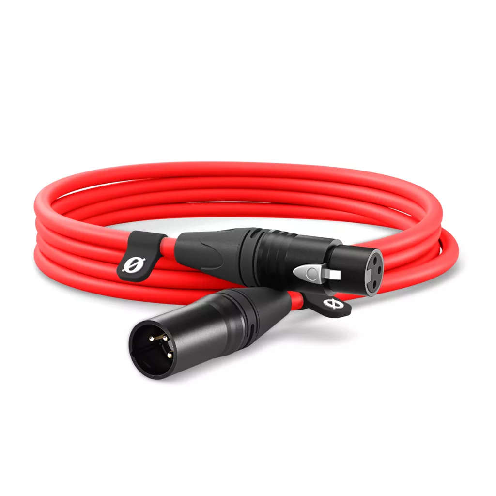Rode Premium 3-Metre XLR  Cable - Red
