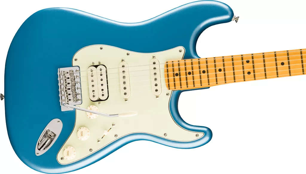 Fender American Professional Classic Stratocaster® HSS Electric Guitar - Faded Lake Placid Blue