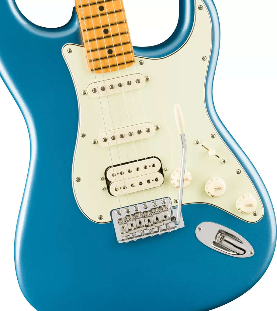 Fender American Professional Classic Stratocaster® HSS Electric Guitar - Faded Lake Placid Blue