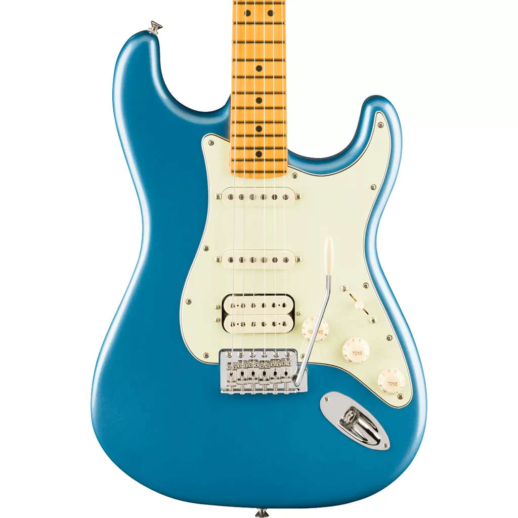 Fender American Professional Classic Stratocaster® HSS Electric Guitar - Faded Lake Placid Blue