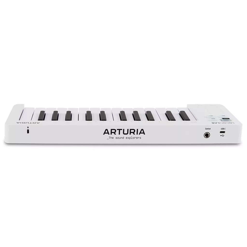 Arturia MicroLab 25 MK3 Slim-Key MIDI Controller - White