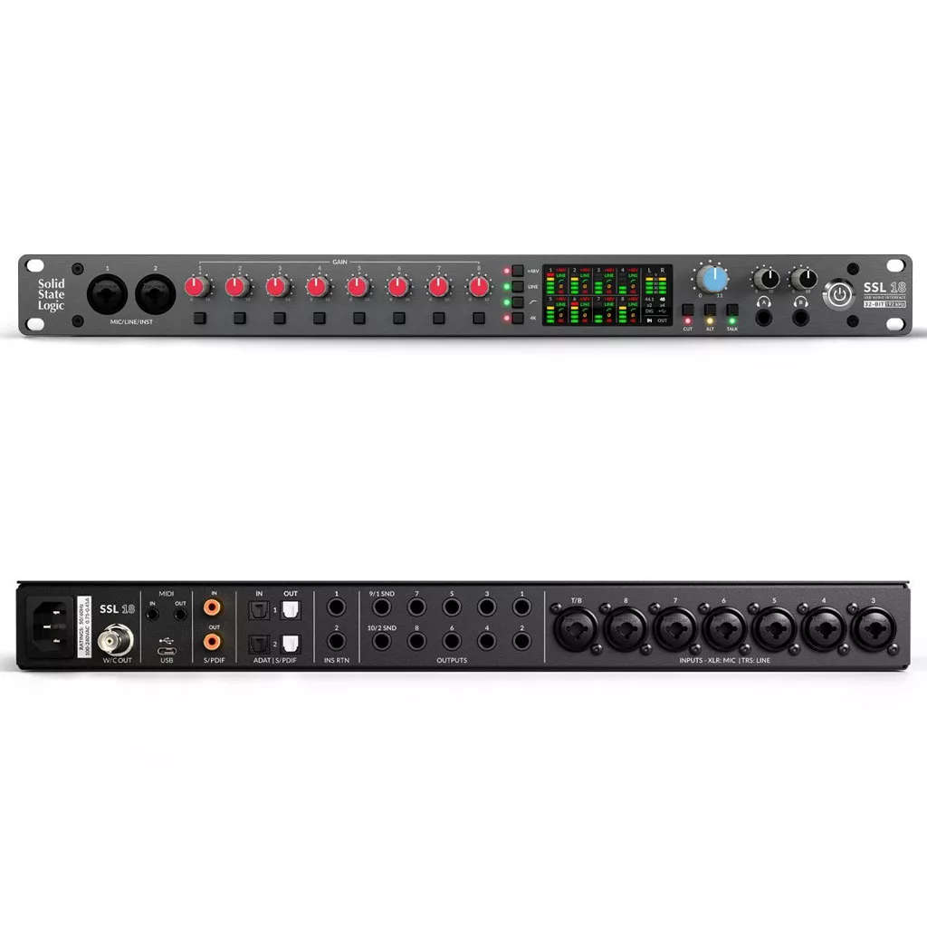 Solid State Logic 18 - 26-in/28-out High-Performance USB Audio Interface