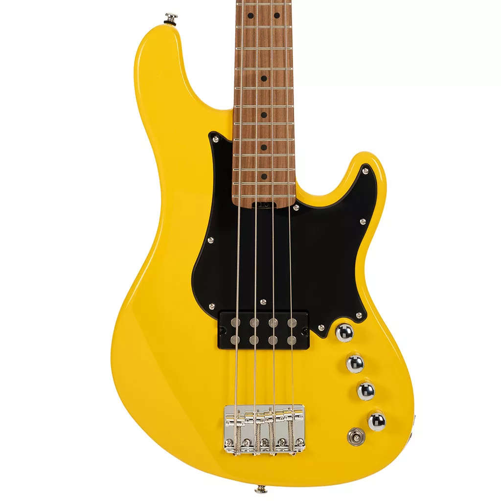 Cort GB Short Scale Bass Guitar - Yellow Crush