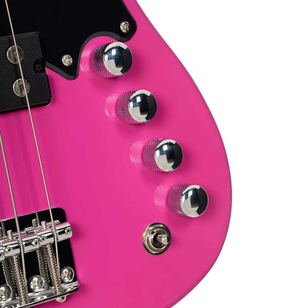 Cort GB Short Scale Bass Guitar - Fandango Purple