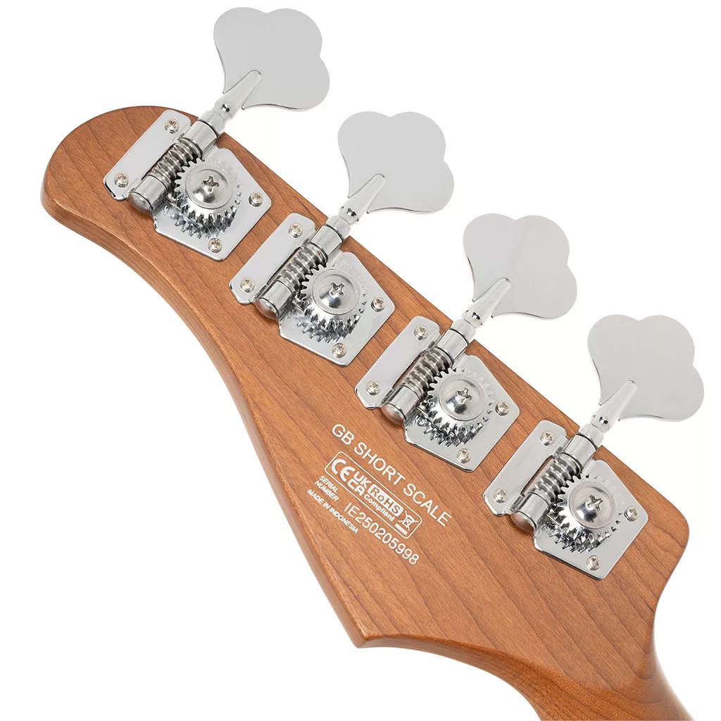 Cort GB Short Scale Bass Guitar - Yellow Crush