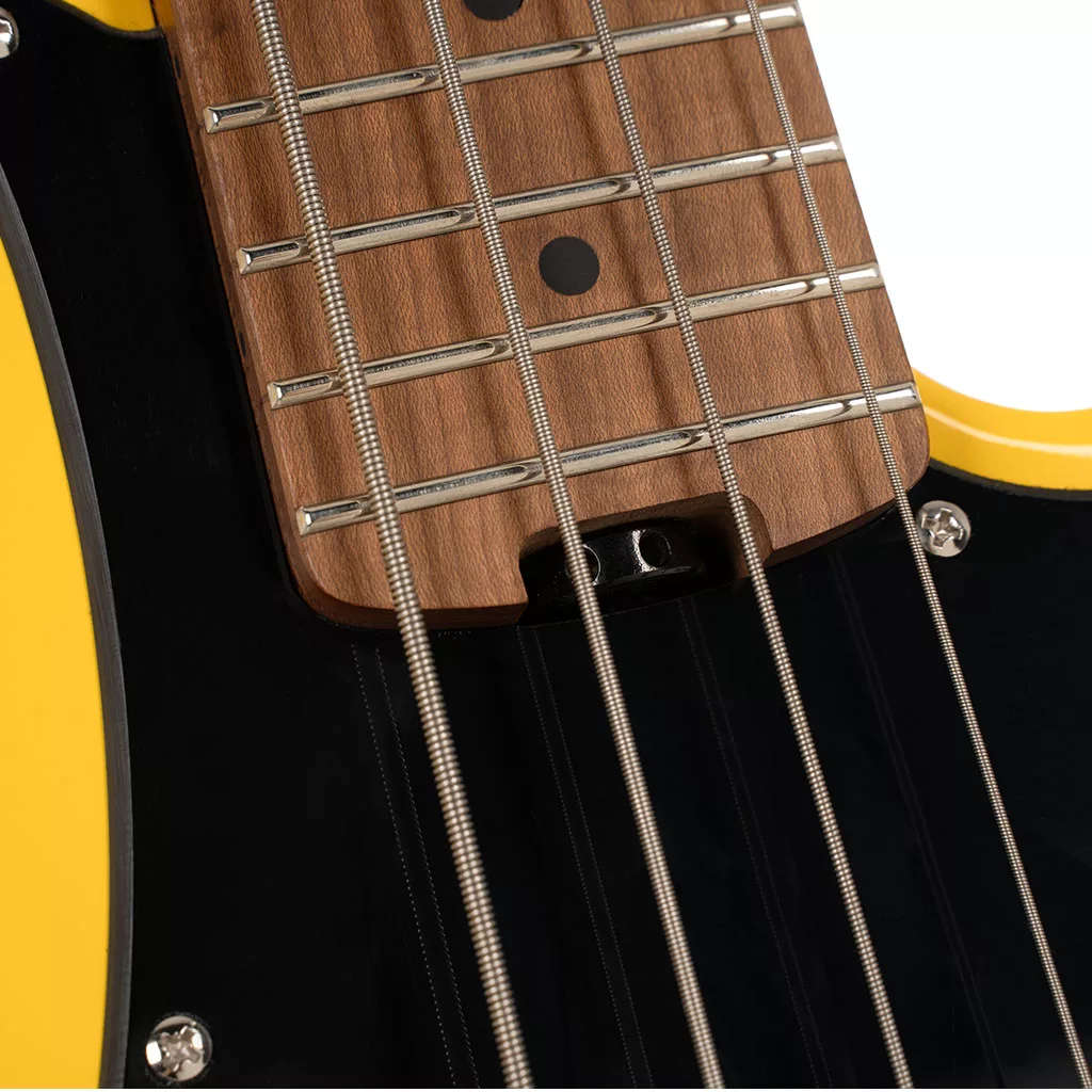 Cort GB Short Scale Bass Guitar - Yellow Crush
