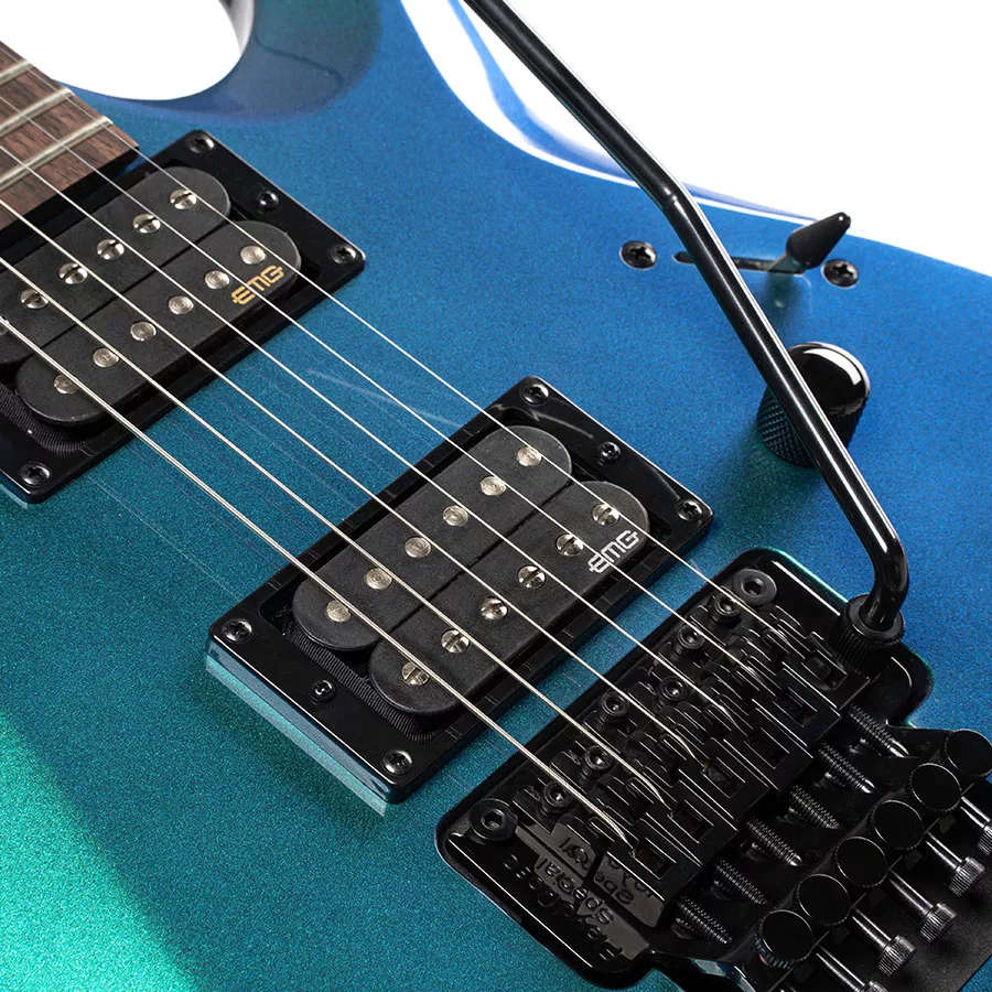 Cort X300 HH Electric Guitar - Flip Blue