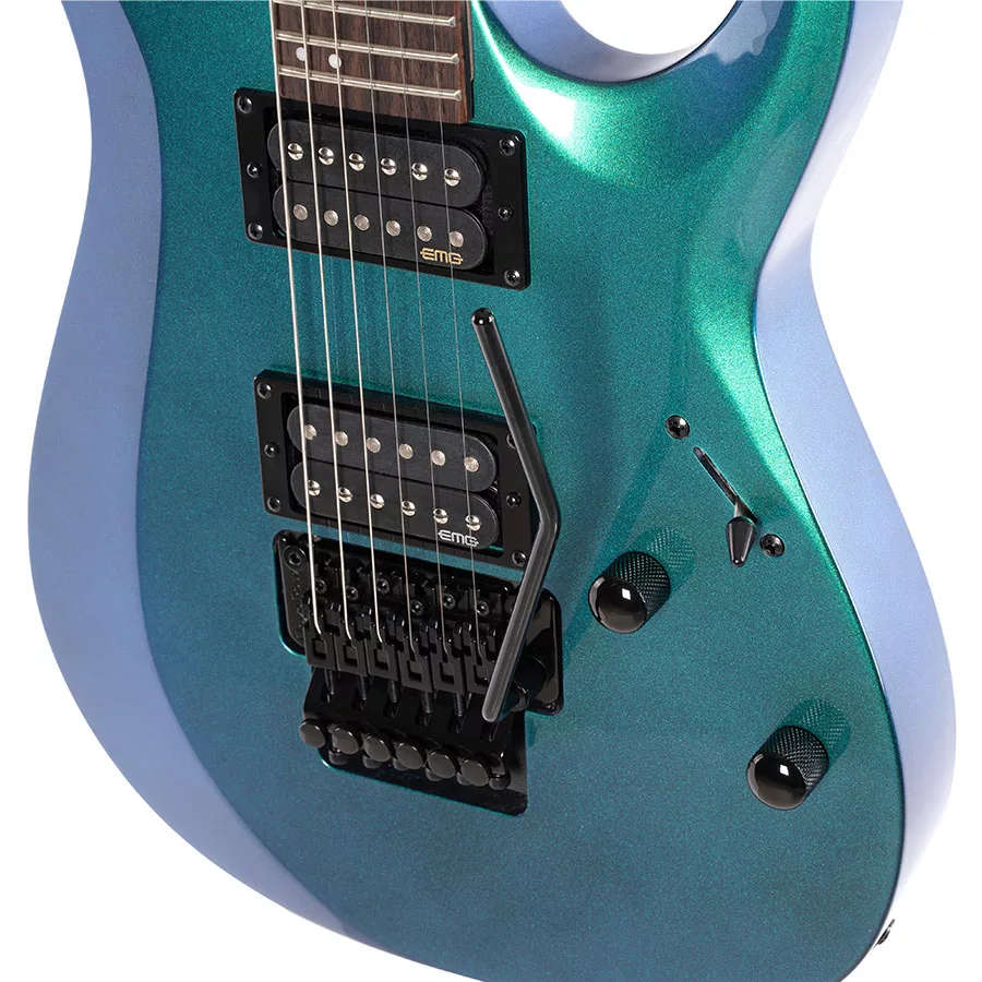 Cort X300 HH Electric Guitar - Flip Blue