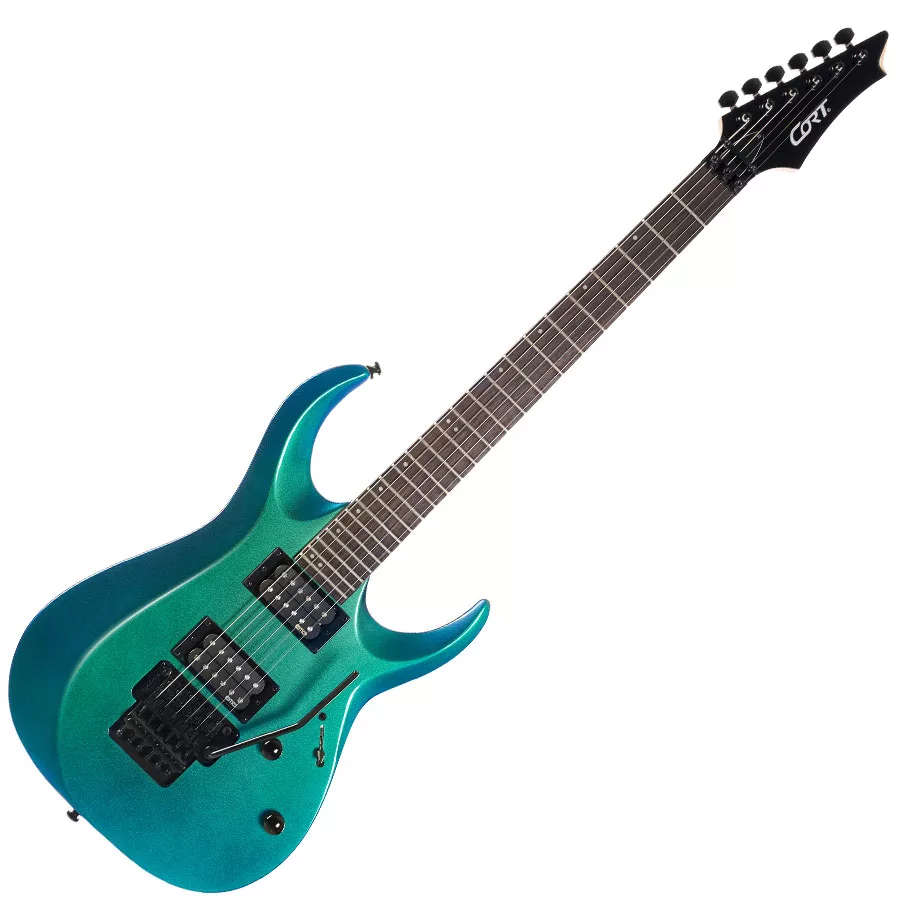 Cort X300 HH Electric Guitar - Flip Blue