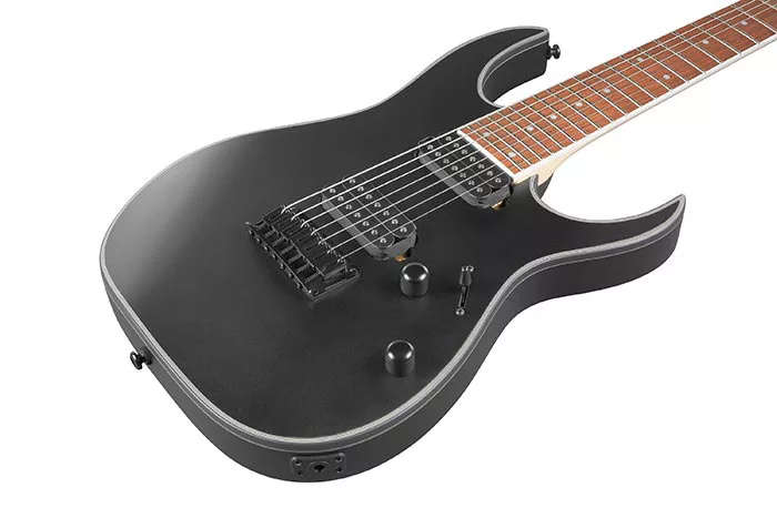 Ibanez RG7421EX 7-String Electric Guitar - Black Flat