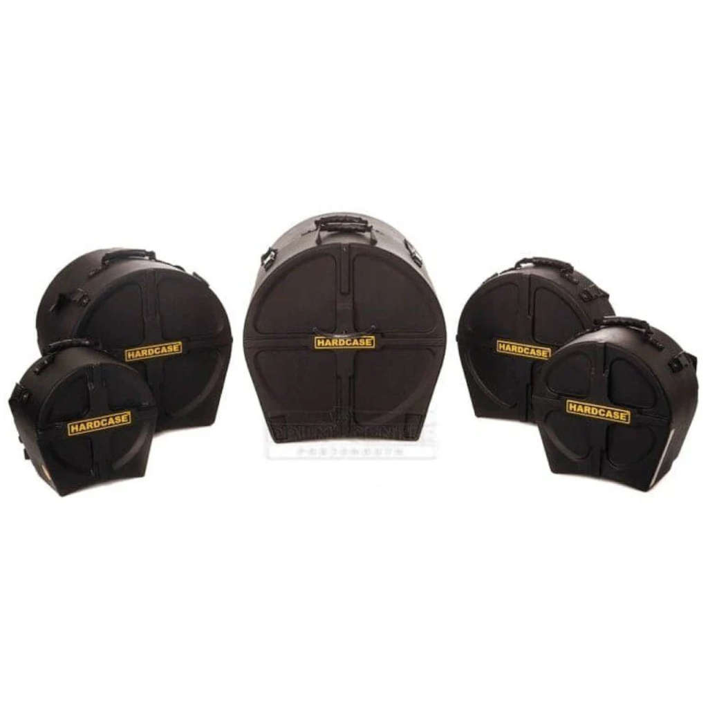 HARDCASE Rock Fusion Drum Case Set  5 Piece