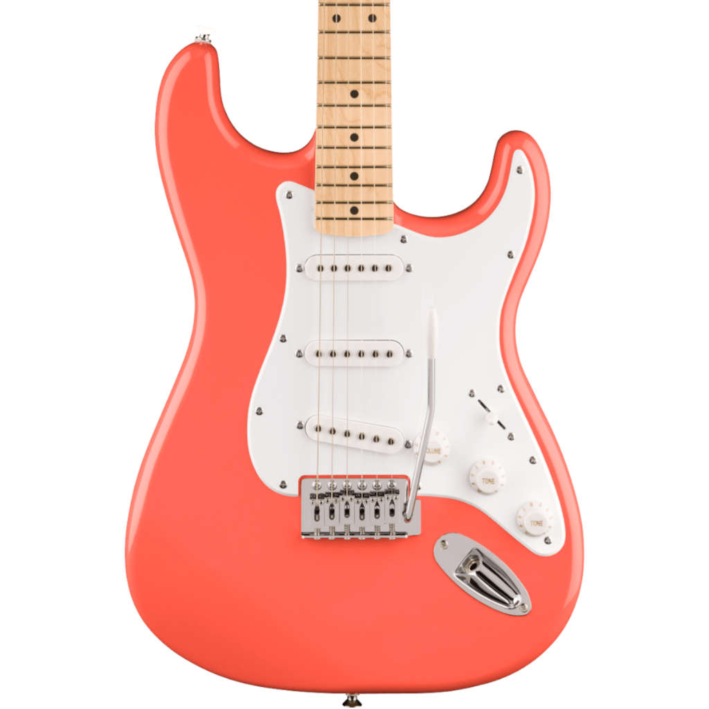 Squier by Fender FSR Sonic® Stratocaster® - Maple Fingerboard - Tahitian Coral