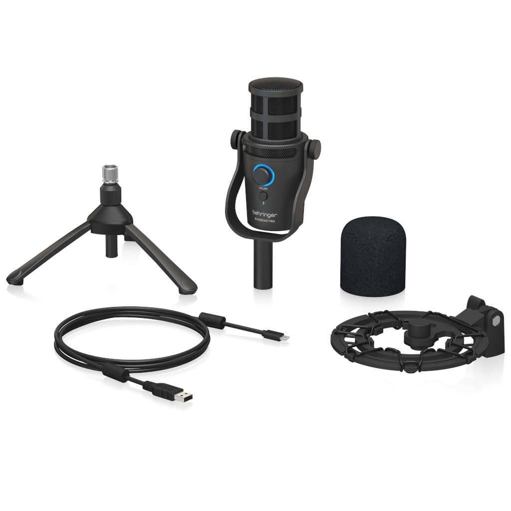 Behringer D2 Podcast Pro Large-diaphragm Dynamic USB Microphone