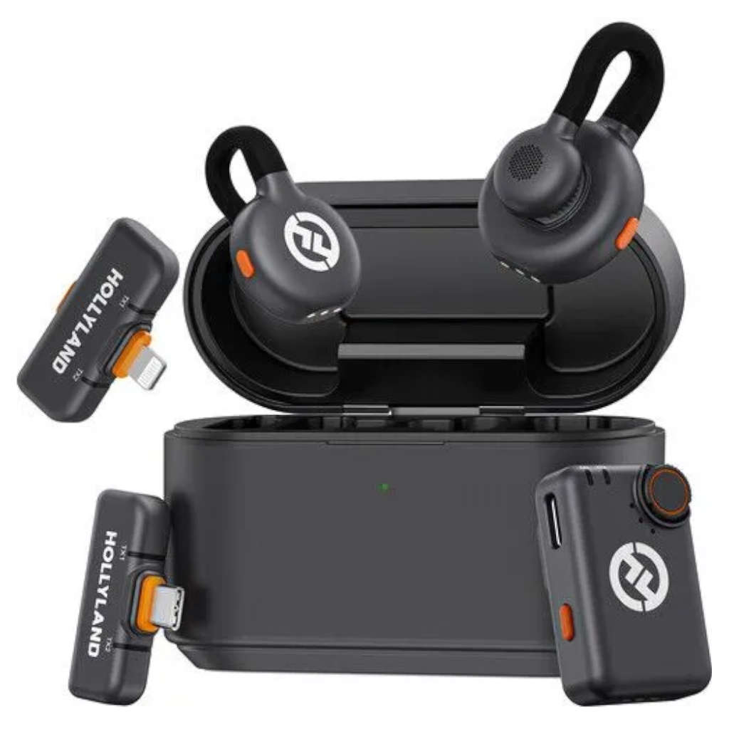 Hollyland LARK M2S Ultimate Combo 2-Person Wireless Microphone System for Cameras and Mobile Devi...