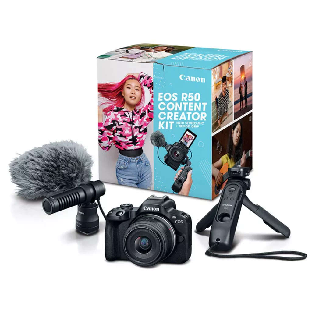 Canon EOS R50 Camera with Creator Kit