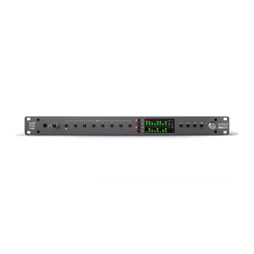 Solid State Logic ALPHA 8 - 8-in/8-out Pro-Grade AD/DA Converter & 18-in/18-out USB Audio Interface