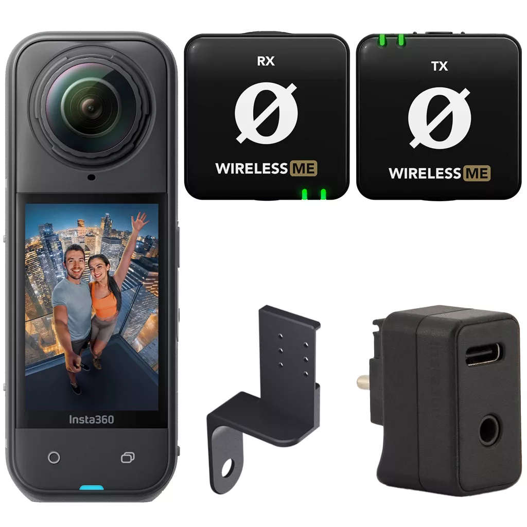 Insta360 X5 Presenter Bundle with Rode Wireless ME Wireless Microphone System