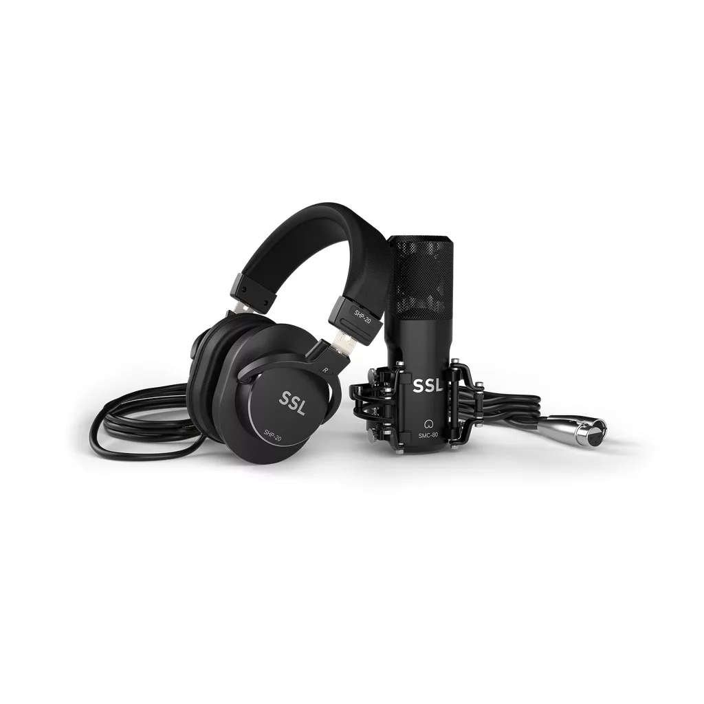 Solid State Logic  SSL2 Recording Bundle with Headphones & Mic