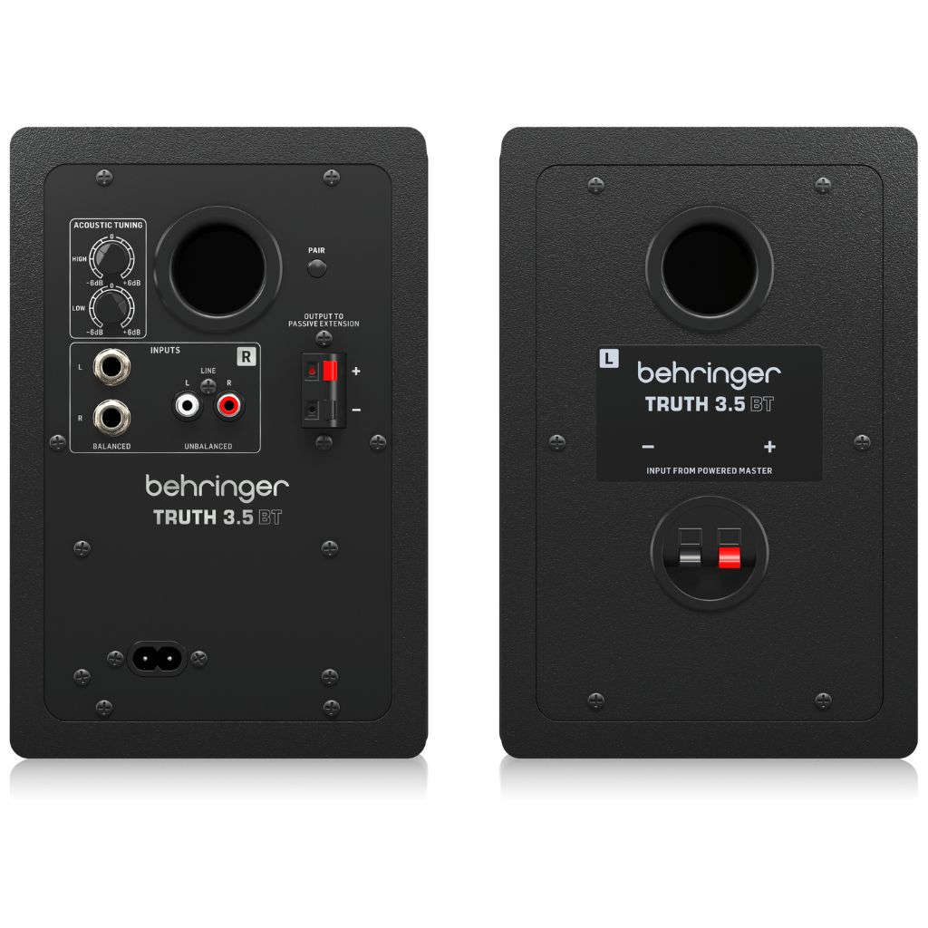 Behringer Truth 3.5-inch Powered Studio Monitors with Bluetooth - Black
