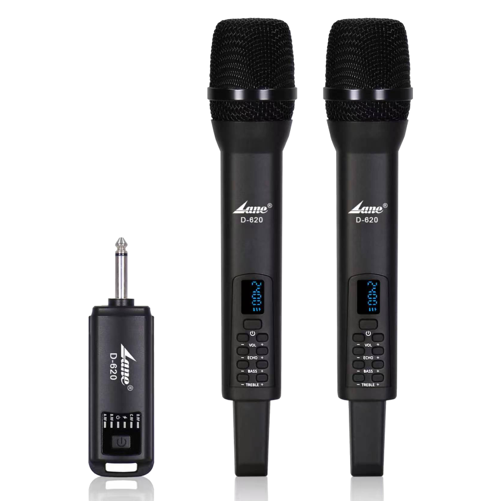 Lane D-620 Dual Wireless Microphone System